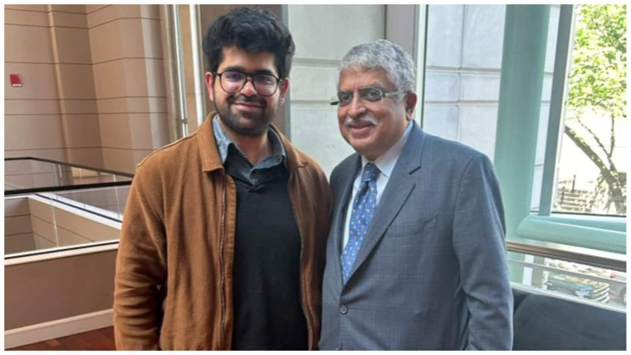 Perplexity AI's Aravind Srinivas Meets Nandan Nilekani, Recalls Story ...