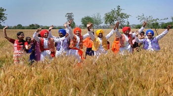 Baisakhi is connected to the Vaisakha holiday for Hindus, which is observed as the solar new year.