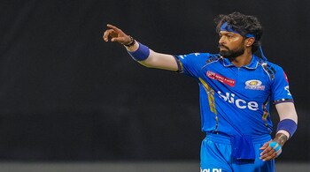 Mumbai: Mumbai Indians captain Hardik Pandya during the Indian Premier League (IPL) cricket match between Chennai Super Kings and Mumbai Indians, at Wankhede Stadium in Mumbai, Sunday, April 14, 2024. (PTI Photo/Kunal Patil)(PTI04_14_2024_000343B)