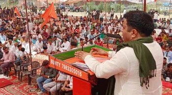 Thousands from the Rajput community in western Uttar Pradesh took part in the meeting