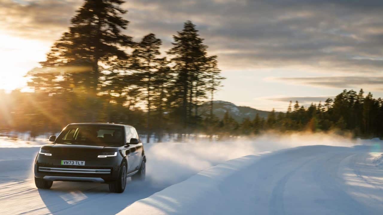 Testing on the frozen lakes of Sweden has demonstrated Range Rover’s new-in house all-electric propulsion system, which will allow Range Rover to exceed its already renowned performance on low-grip surfaces, ensuring the all-terrain, all-weather and all-surface capability of the Range Rover remains unparallelled. 