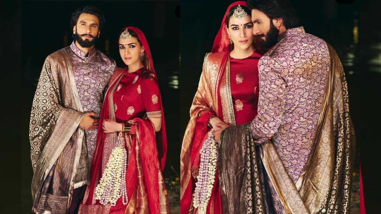 Kriti Sanon and Ranveer Singh pay ode to Benarasi heritage in signature Manish Malhotra ensembles