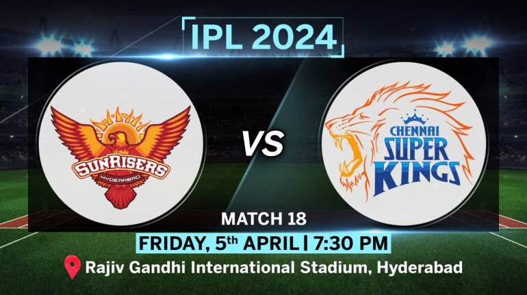 SRH vs CSK IPL 2024 with Pat Cummins and Ruturaj Gaikwad