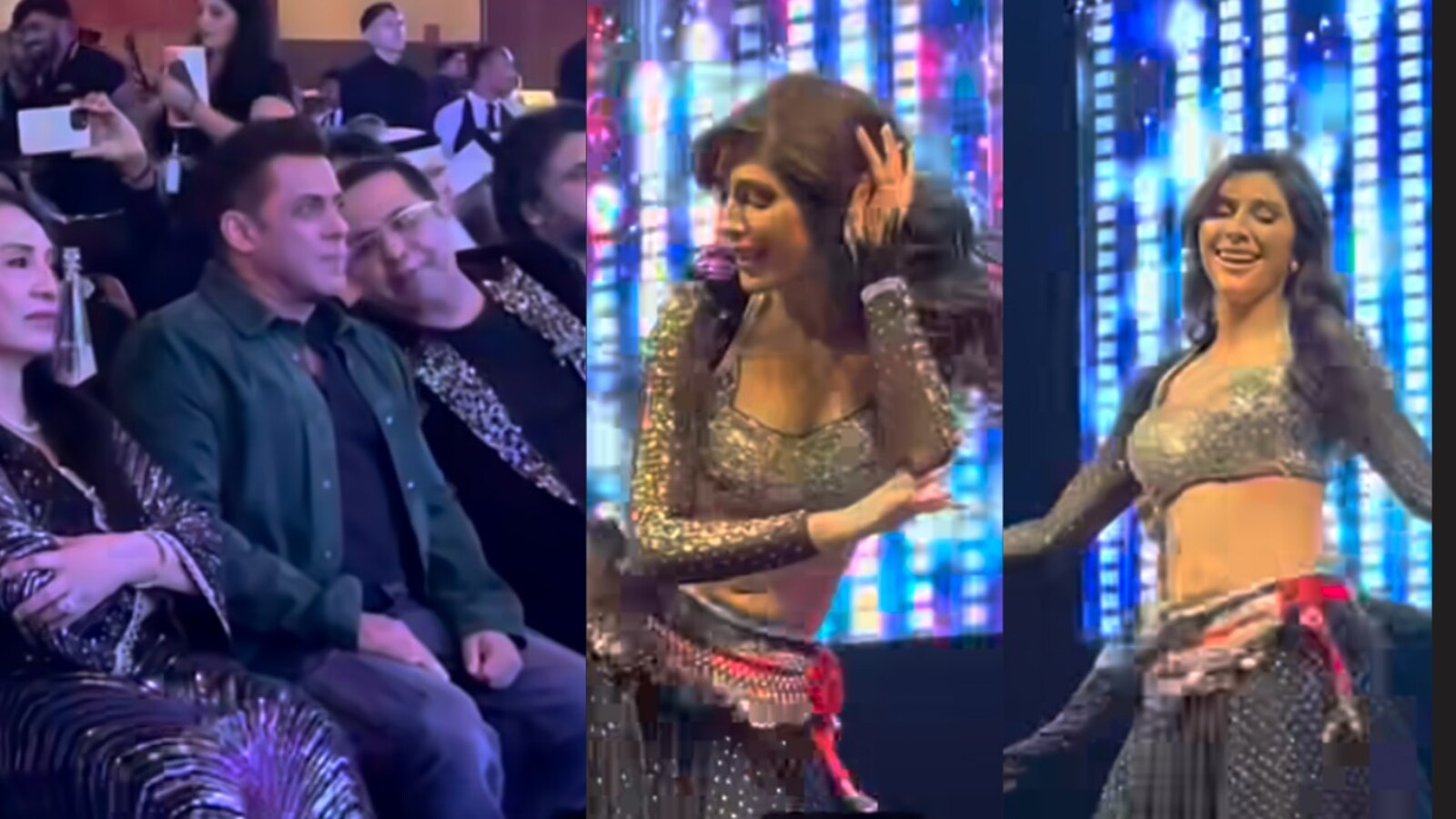 Salman Khan enjoys belly dance of actress Elnaaz Norouzi in Dubai, watch  viral video