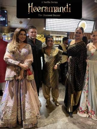 Jason Shah at the 'Heeramandi' premiere. 