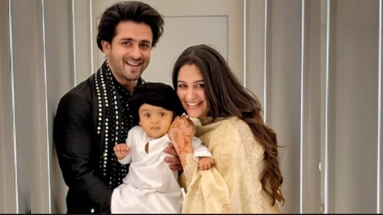Shoaib Ibrahim and Dipika Kakar share pictures with their son Ruhaan from his first Eid celebrations