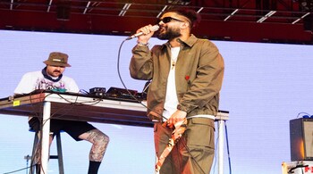 Sid Sriram earned recognition as one of the standout performers of the festival's opening weekend. (Image credit: @Coachella/X)