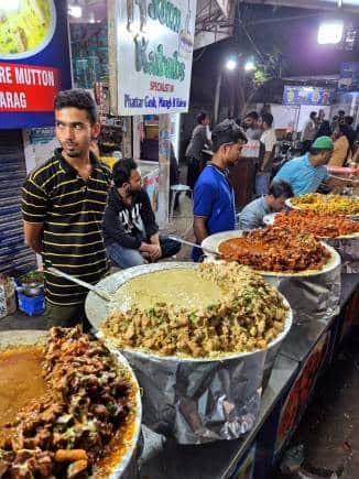 Al Farooj Sonu Kabab, on Hussaini Alam Road in Old City, Hyderabad. (Photo: Satarupa Paul)