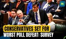 Rishi Sunak’s Party Staring At Worst Election Defeat In UK, Says Survey