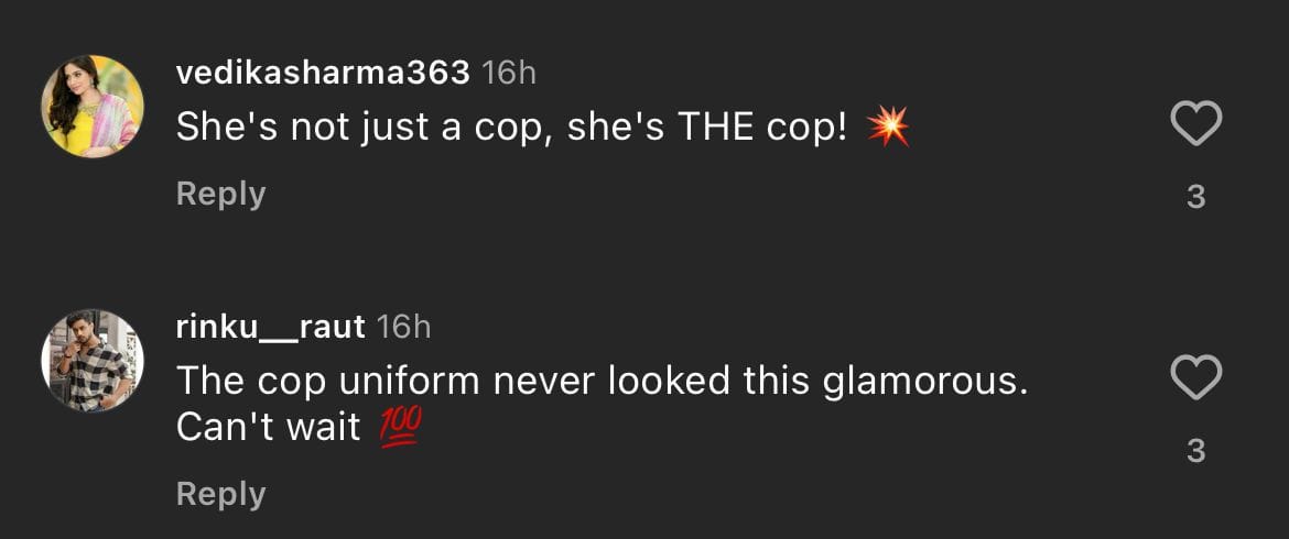 Fans react to Deepika Padukone's cop avatar as she plays Shakti Shetty in 'Singham Again'.