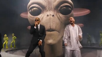 Will Smith and J Balvin performance at Coachella 2024. (1)