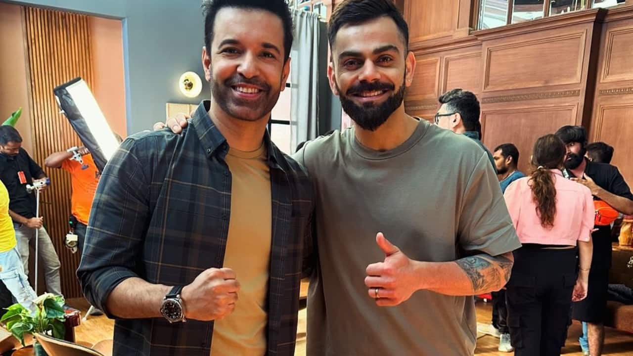 Aamir Ali shares his happiness as he shoots a special project with RCB's Virat Kohli