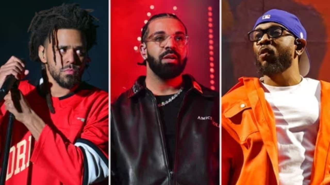 J. Cole, Drake, and Kendrick Lamar; the three main rappers embroiled in the industries latest beef