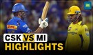 IPL Match 29 highlights | Chennai Super Kings win by 20 runs | CSK vs MI