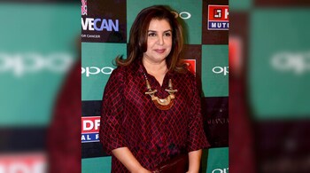 Farah goes on to reveal that back in the 90s, actresses were forced to change in makeshift bathrooms, especially during outdoor activities. She said now the actor doesn't start shooting until they get their vans. (image credits - Bollywood Hungama/Wikimedia commons)