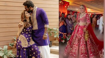 Each look of Arti Singh at her wedding with Dipak Chauhan was a beautiful representation of their journey and the different facets of Indian wedding traditions. (Images via Instagram)