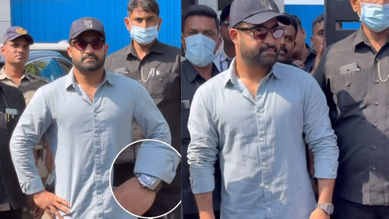 Jr NTR sports a casual look with a Richard Mille watch worth Rs 8.69 crore watch video