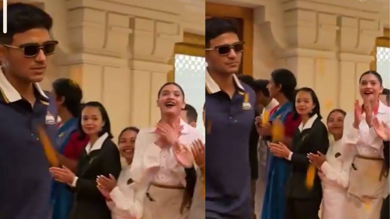 IPL 2024: Shubman Gill's female fan's priceless reaction after seeing him goes viral, watch video