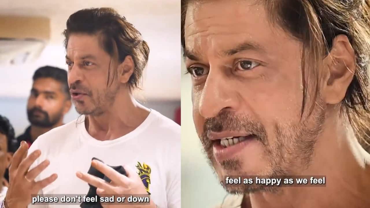 IPL 2024: Shah Rukh Khan motivates and uplifts the spirit of Kolkata Knight Riders players after their defeat against Rajasthan Royals, watch video  of his speech