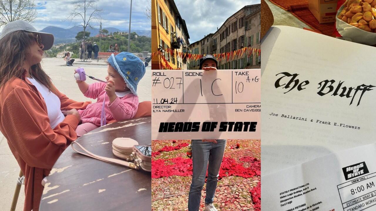 Priyanka Chopra Jonas shares BTS pics from 'Heads Of State' set with daughter Malti Marie, begins prep for 'The Bluff'