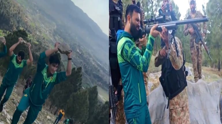 Watch: Pakistan cricket team pushes limits in army camp for T20 World ...