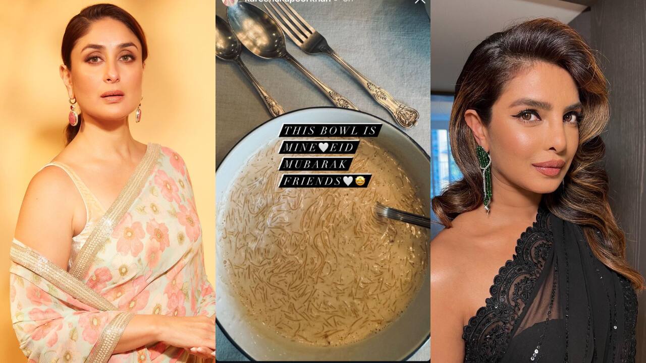 Kareena Kapoor Khan celebrates Eid with Sheer Khurma, Priyanka Chopra misses eating Biryani at home Kareena Kapoor Khan celebrates Eid with Sheer Khurma, Priyanka Chopra misses eating Biryani at home
