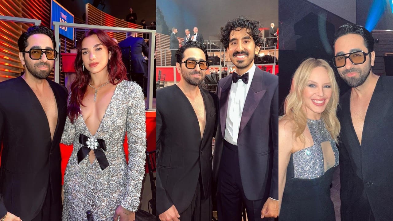 Ayushmann Khurrana shines at Time's 100 Gala, meets and clicks pics with Dua Lipa, Dev Patel, Kylie Minogue and others