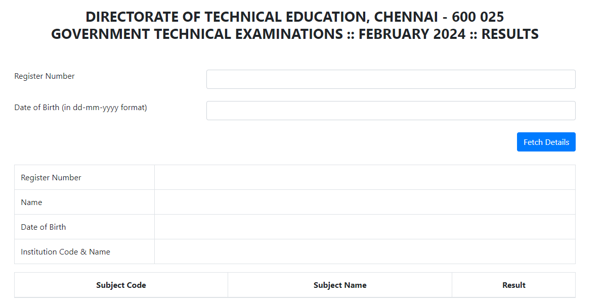 TNDTE typewriting & shorthand result 2024 released @ tndtegteonline.in; Direct link here - Vimarsana News