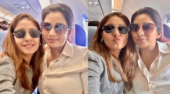 Playback singers Sunidhi Chauhan and Shreya Ghoshal.