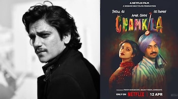 Vijay Varma praise for Imtiaz Ali's film 'Amar Singh Chamkila' doesn't seem to stop.