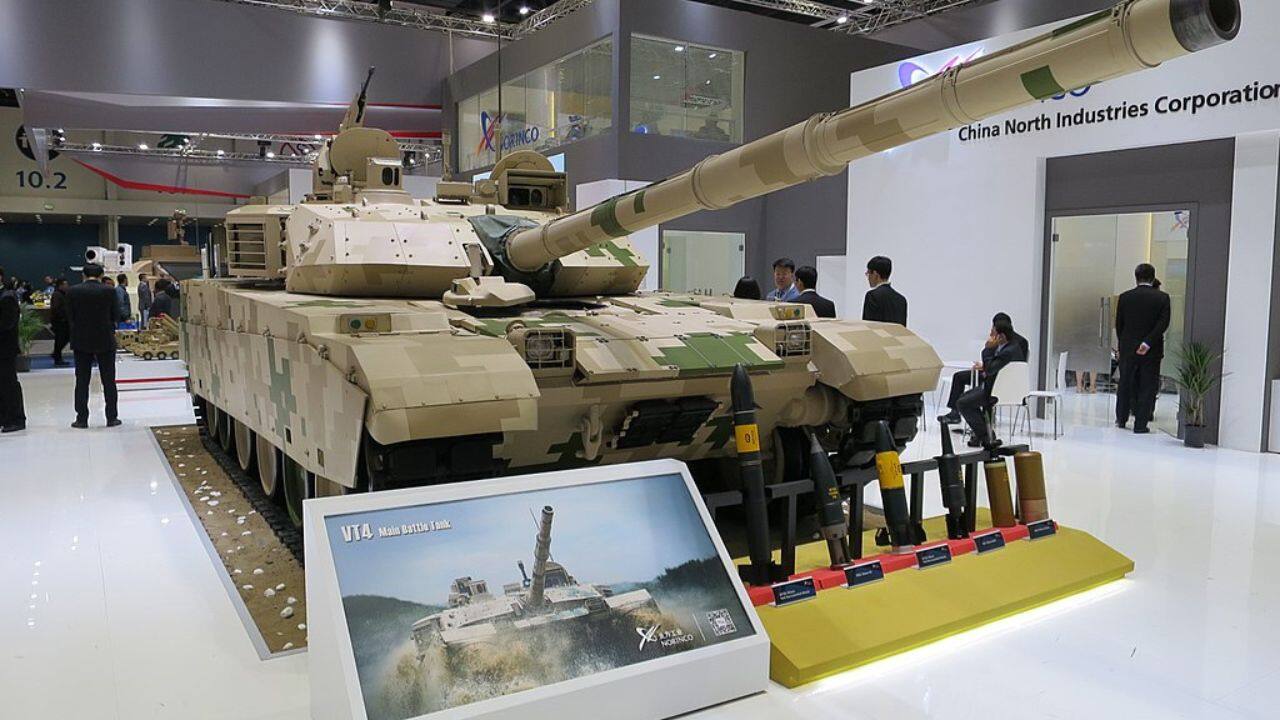 Pakistan Conducts Trials Of China made VT 4 Tanks For Desert Warfare