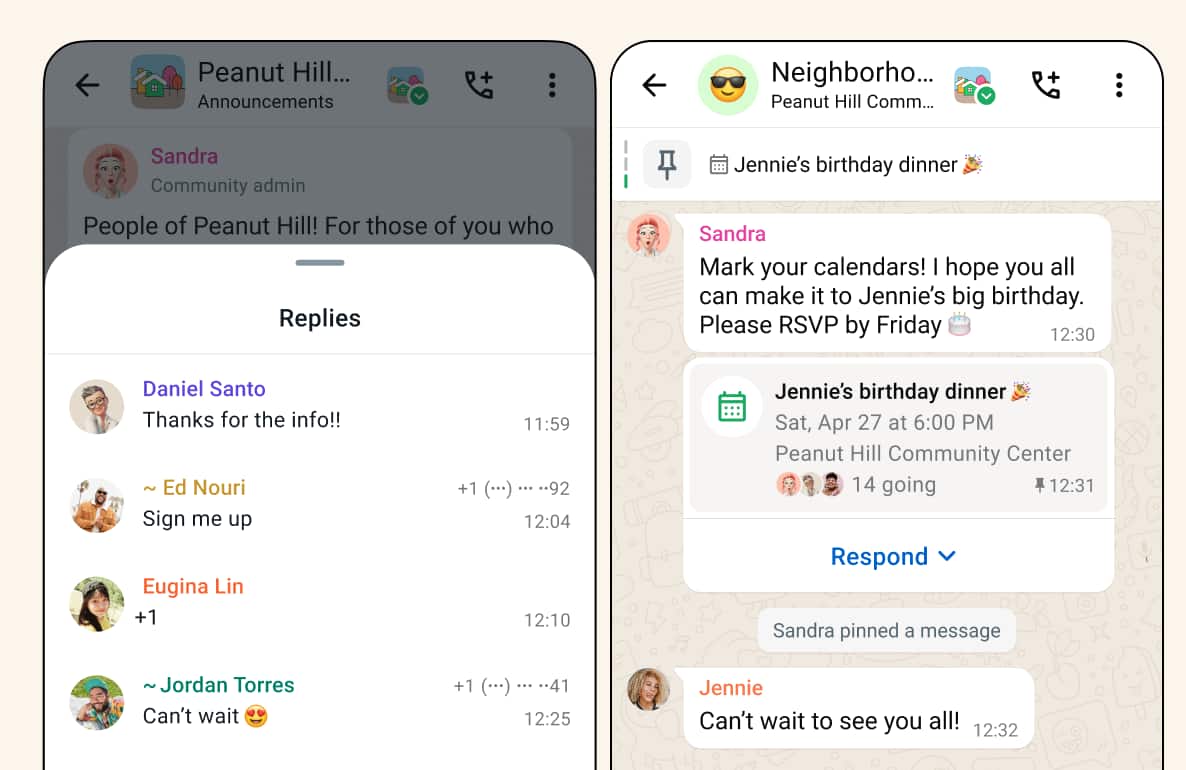 WhatsApp makes it easier to organise events in Communities