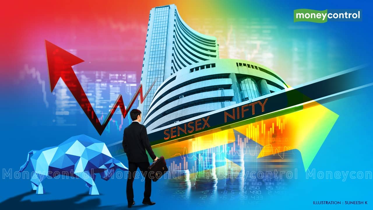Sensex extends fall, slips 750 points, Nifty near 22,000; midcap, smallcap bleed