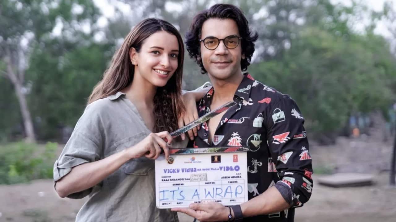 'Vicky Vidya ka Woh Wala Video' actors Rajkummar Rao and Tripti Dimri recreate the 90s era with their 'hamara dance video'