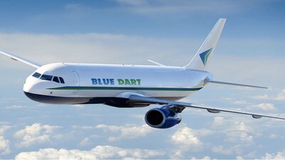 Blue Dart shares rise in trade. 