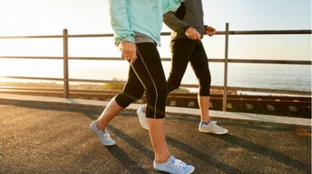 Benefits of brisk walking: It helps improve heart rate and circulation, and maximises cardiovascular benefits. These benefits make brisk walking a key factor in reducing the risk of heart disease (Image: Canva)