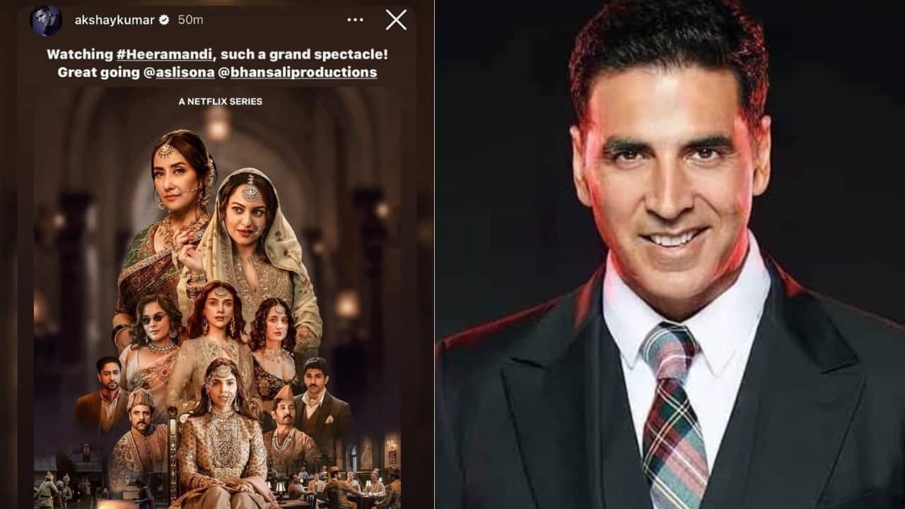 Akshay Kumar enjoys watching 'Heeramandi,' praises Sonakshi Sinha and Bhansali Production