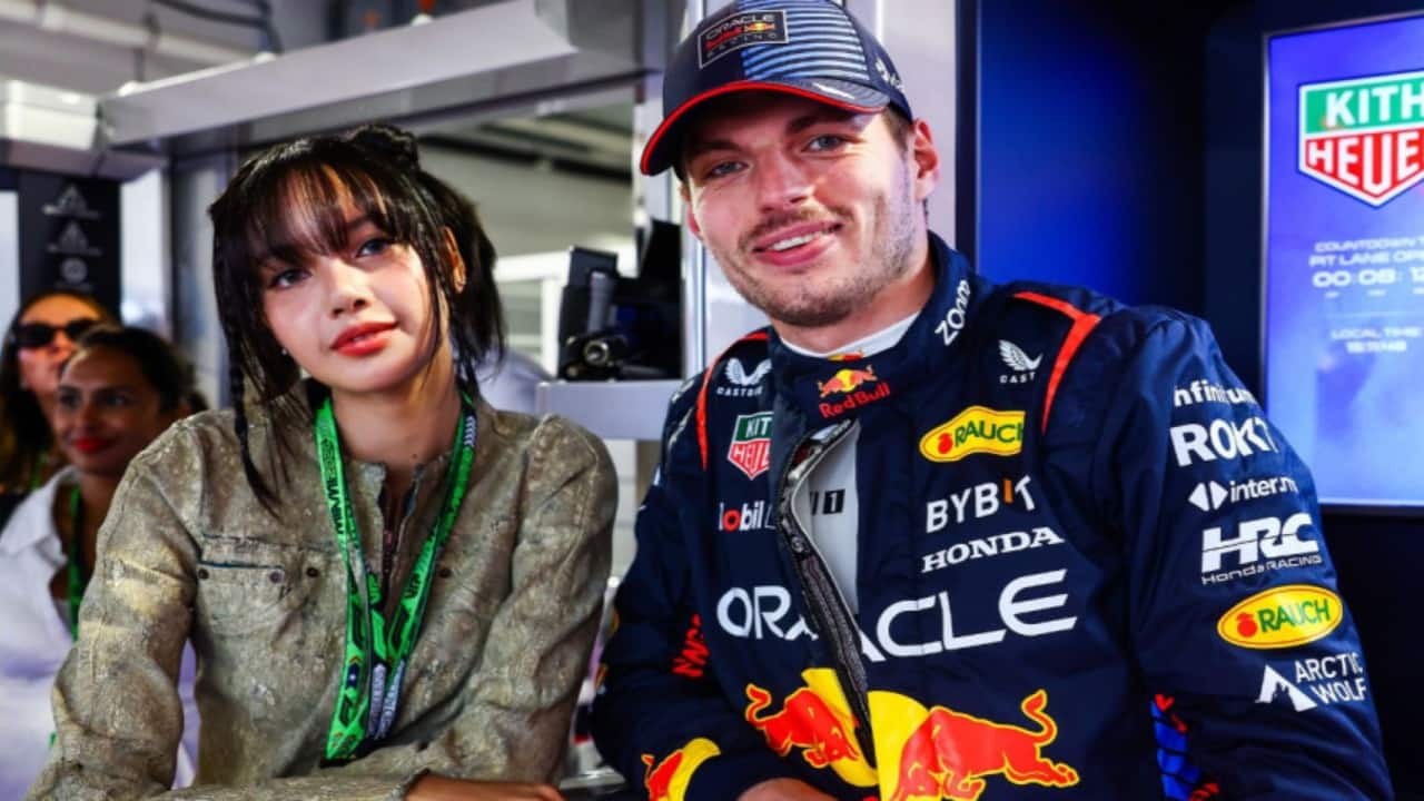 BLACKPINK's Lisa shines at F1 Miami Grand Prix; waves chequered flag and mingles with Max Verstappen - view pics