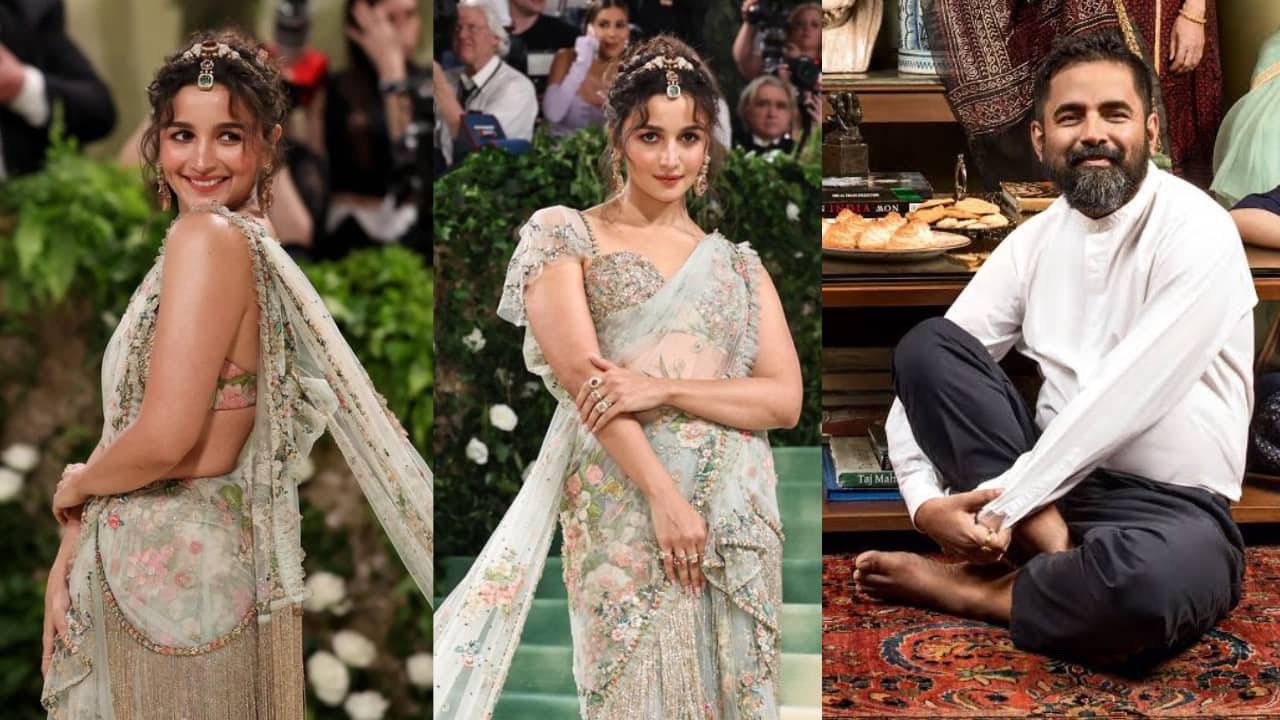 Alia Bhatt reveals it took 1905 hours and 163 craftsman to make the grand Met Gala special Sabyasachi saree, says, 'so excited to bring it out to the world'
