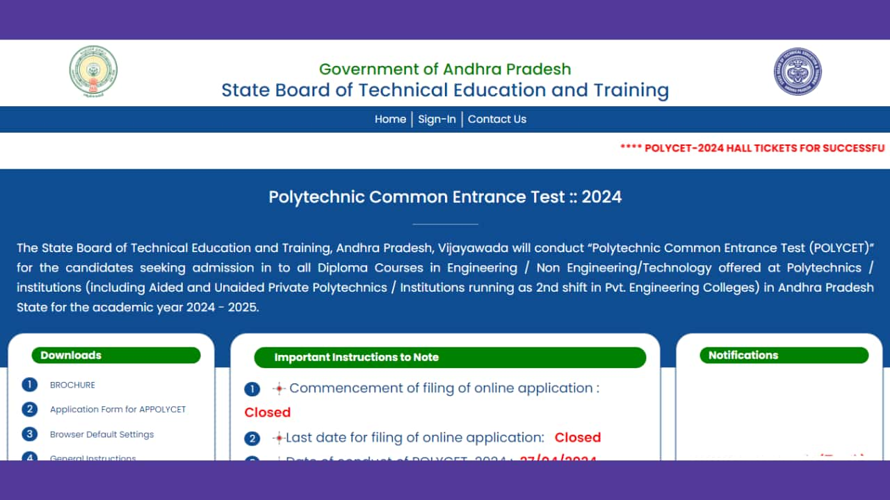 AP POLYCET 2024 Results expected on May 13, final answer key available