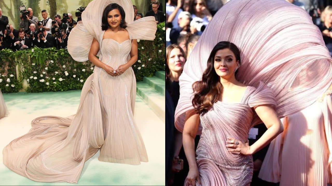 Did Mindy Kaling Copy Aishwarya Rai's 2022 Cannes Look For Met Gala 2024?