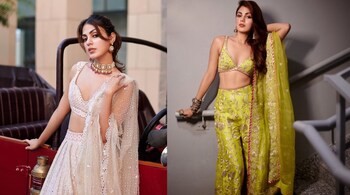 Rhea Chakraborty beauiful ethnic outfits.