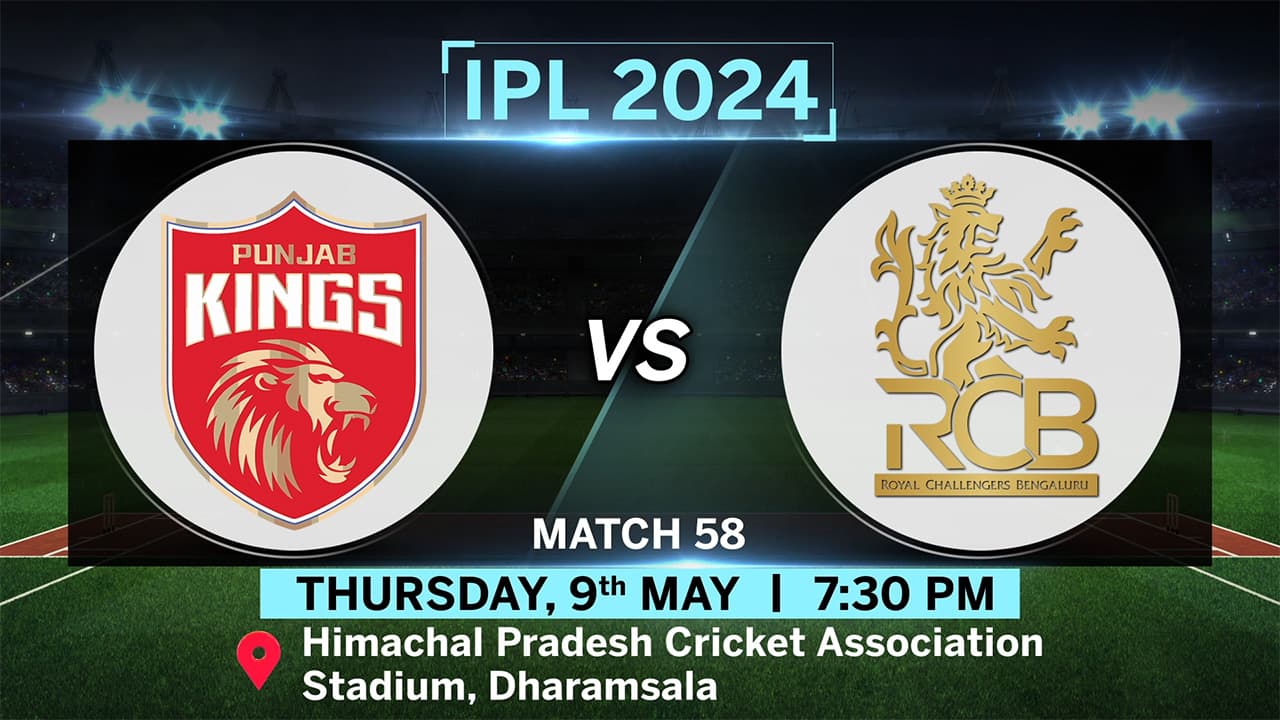 IPL Match Today PBKS vs RCB Toss, Pitch Report, Head to Head stats