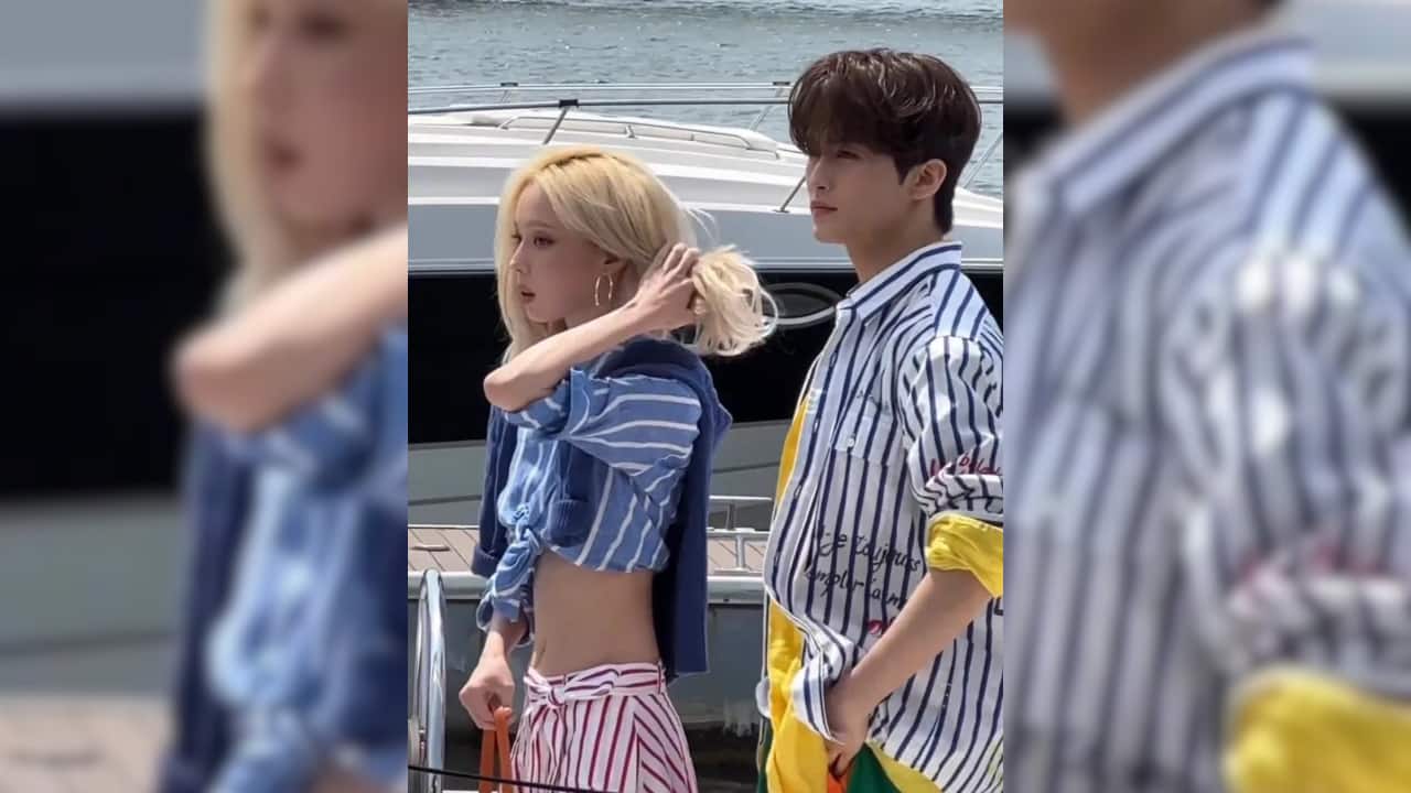 Aespa's Winter and NCT's Mark make heads turn on Ralph Lauren boat as their surprise encounter leaves fans intrigued