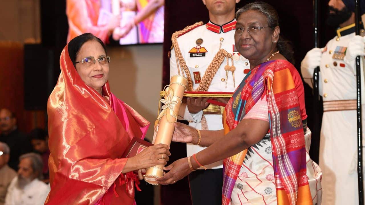 President Droupadi Murmu posthumously awarded Justice M. Fathima Beevi the Padma Bhushan in the field of public affairs. She was a distinguished legal scholar and the first female judge in the Indian Supreme Court. She fought for the rights of women. Her dedication to equity and fairness will serve as an inspiration to future generations.