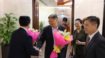 The newly-appointed Chinese ambassador Xu Feihong arrived in New Delhi on May 10