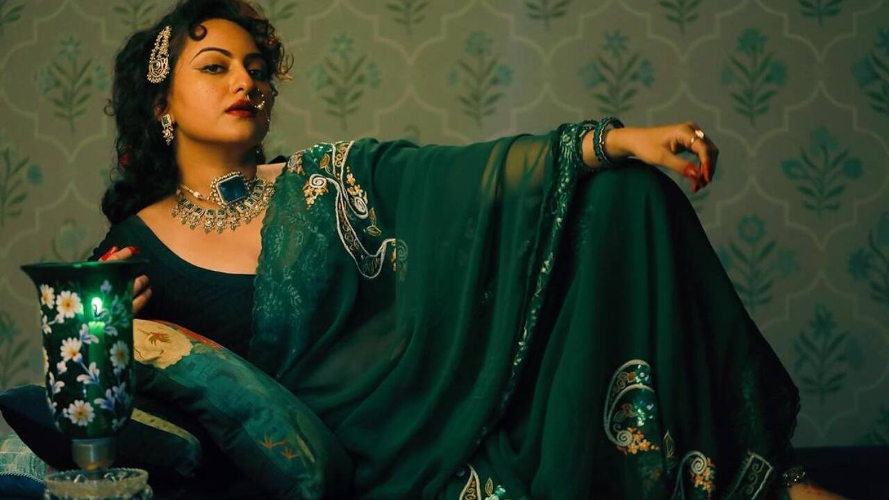 Sonakshi Sinha shares a glimpse into Heeramandi’s vintage looks