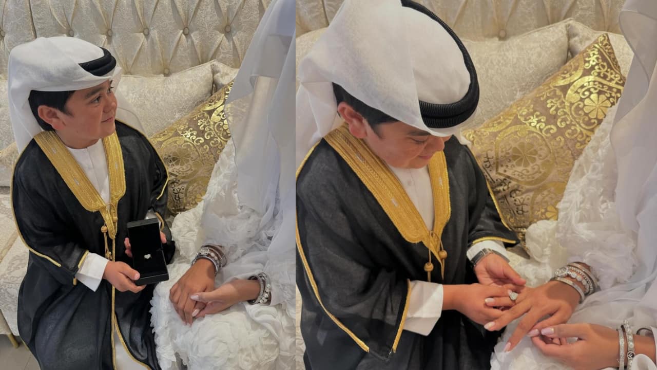 Abdu Rozik shares unseen engagement pics with fans, treats fans with glimpses of fiance