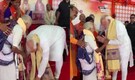 PM Modi bows down to seek blessings from Padma Shri awardee Purnamasi Jani in Odisha: Watch