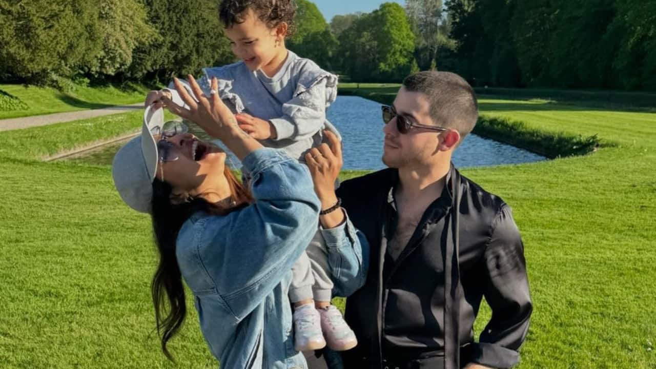 Priyanka Chopra shares sun-kissed pic with husband Nick Jonas and daughter Malti Marie, calls them 'angels'